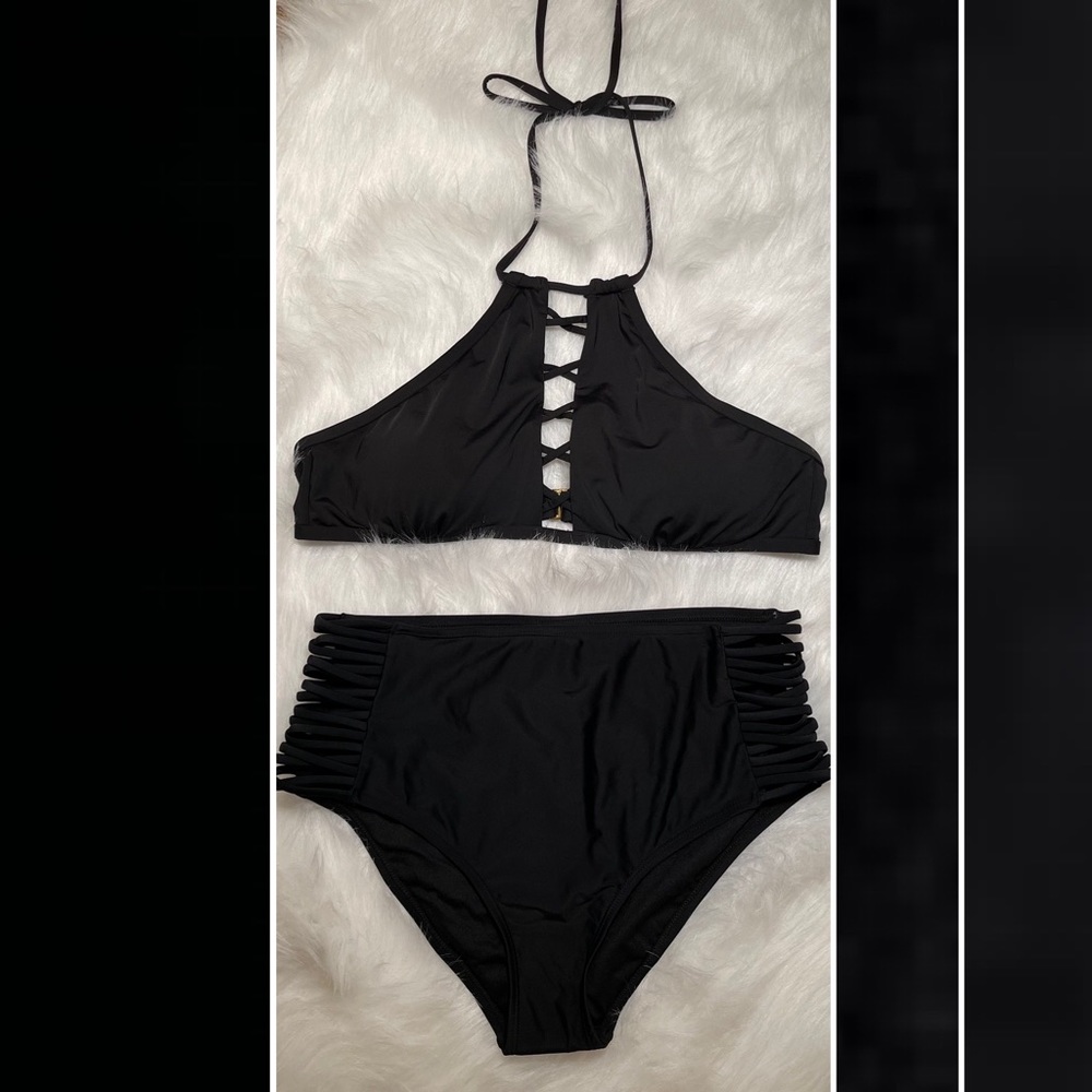 Two Piece Cut-Out Bikini Swimsuit